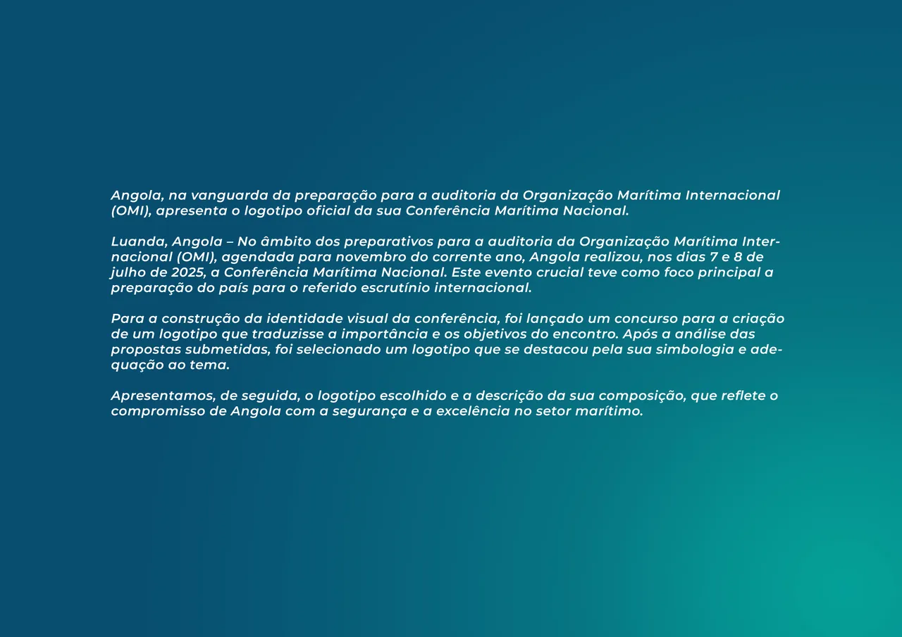 Comunicado de lançamento do logótipo oficial da conferência.
