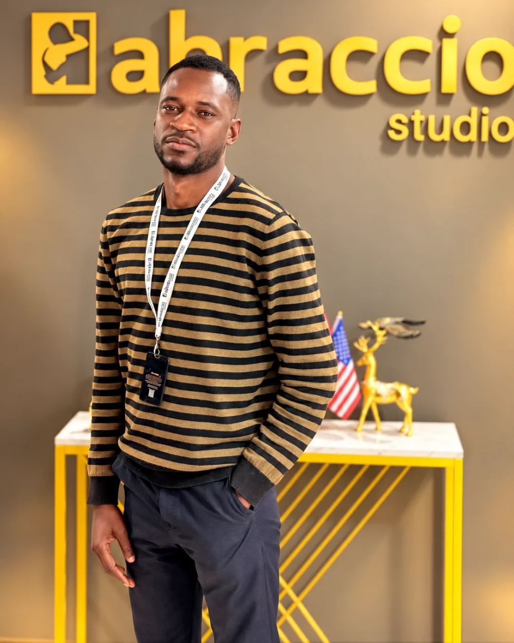 Retrato de Ozno dos Santos, Gestor Comercial da Abraccio.